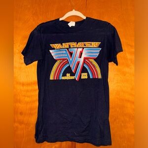 navy blue van halen t shirt